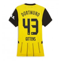 Borussia Dortmund Jamie Bynoe-Gittens #43 Hemmatröja Kvinnor 2024-25 Korta ärmar